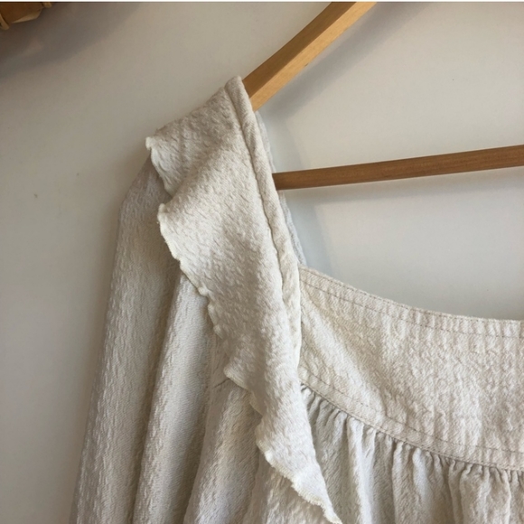 Free People.Bonny Blouse in Cream. - Picture 5 of 7